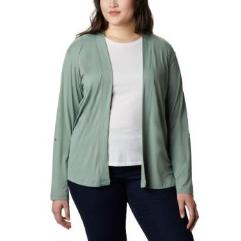 Columbia Ženske Kardigan - Essential Elements Plus Size Svijetlo Zelene | WLBR-90758